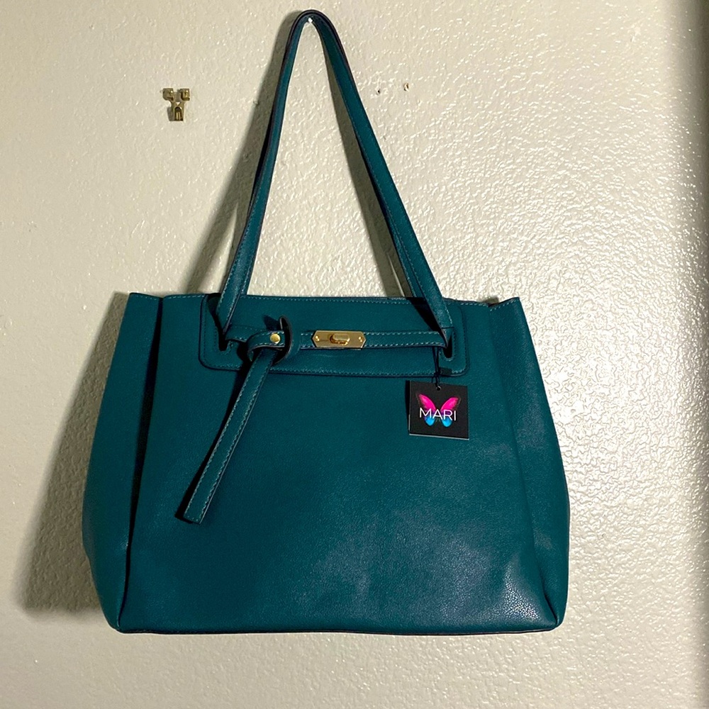 Teal Mari Brand Purse